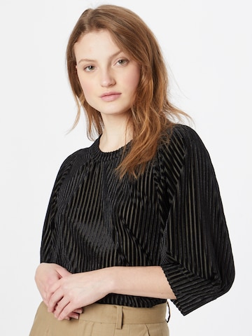 Kaffe Blouse 'Caca' in Zwart: voorkant