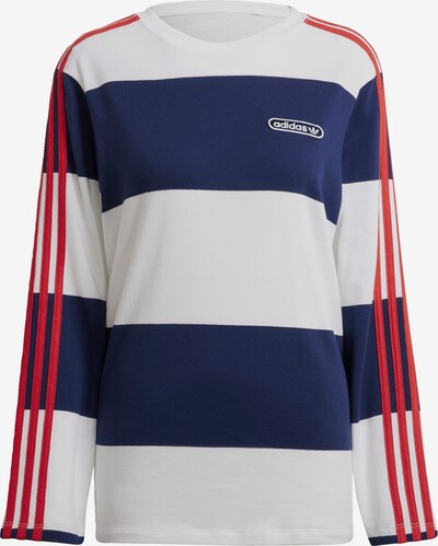 ADIDAS ORIGINALS Sweatshirt in dunkelblau / rot / weiß, Produktansicht