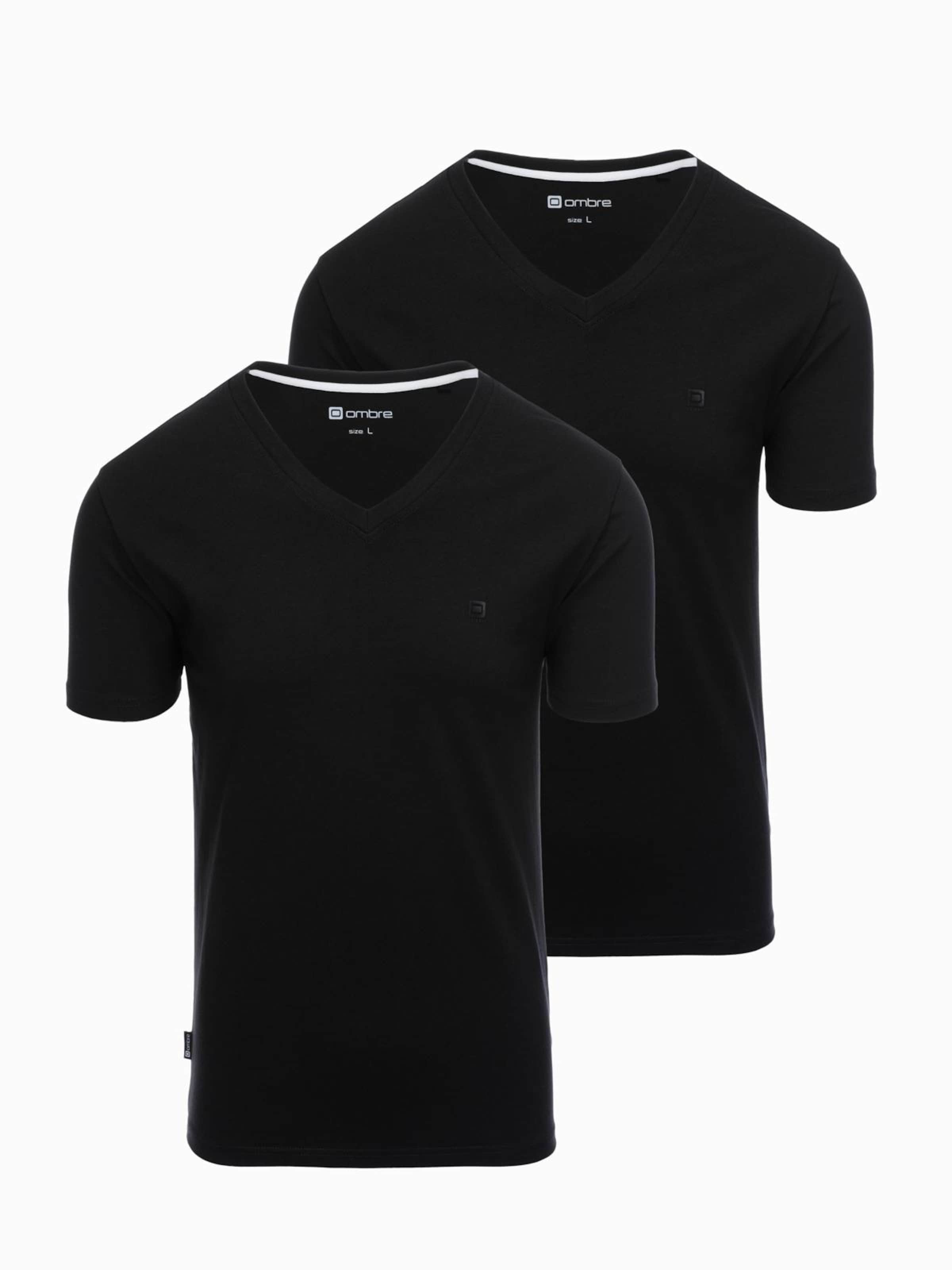 Ombre Shirt in Black: front