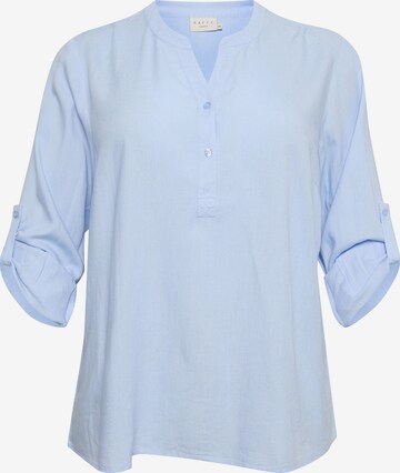 KAFFE CURVE Blouse 'Mille' in Blauw: voorkant