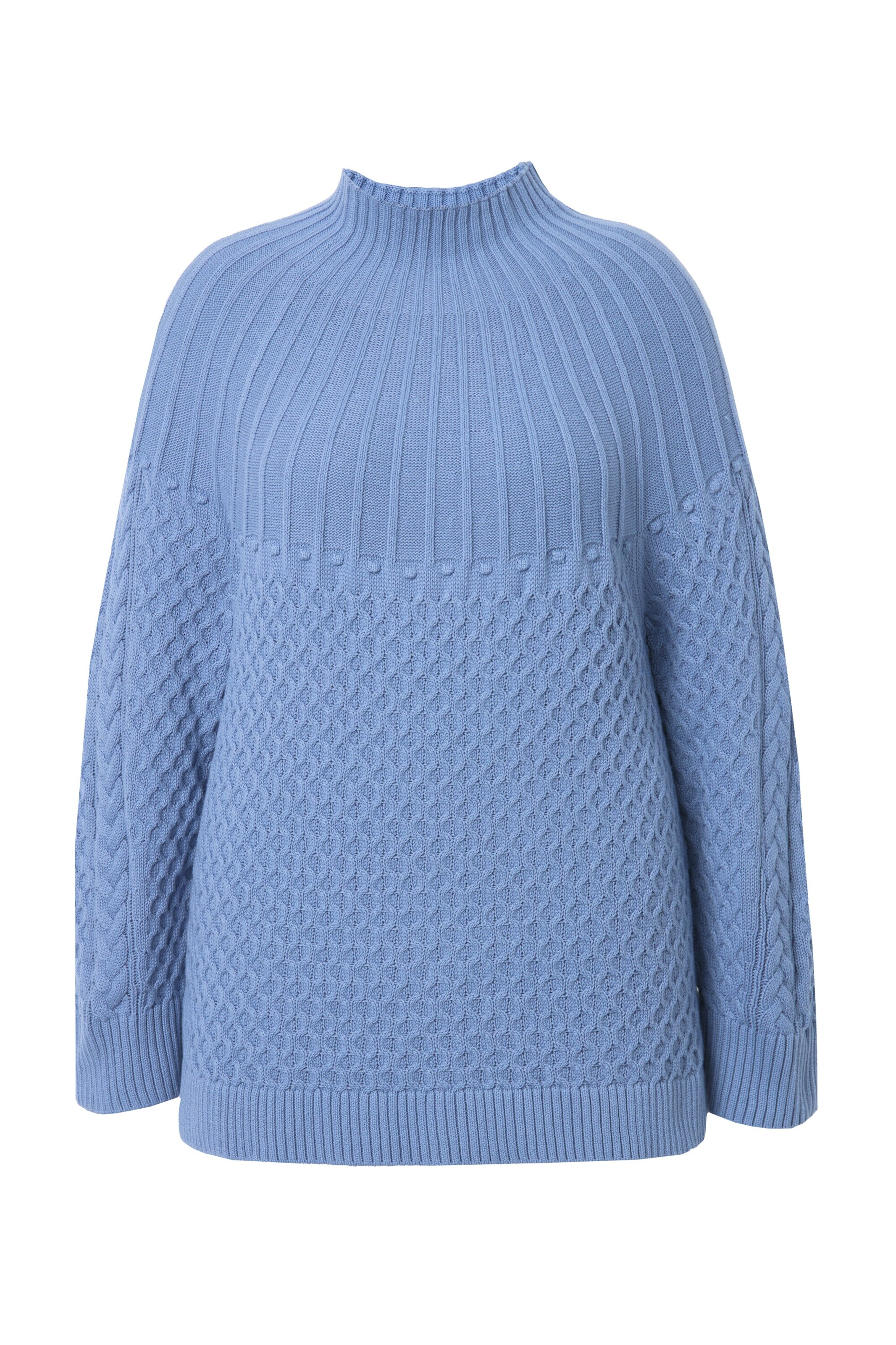 Ulla Popken Sweater in Blue: front