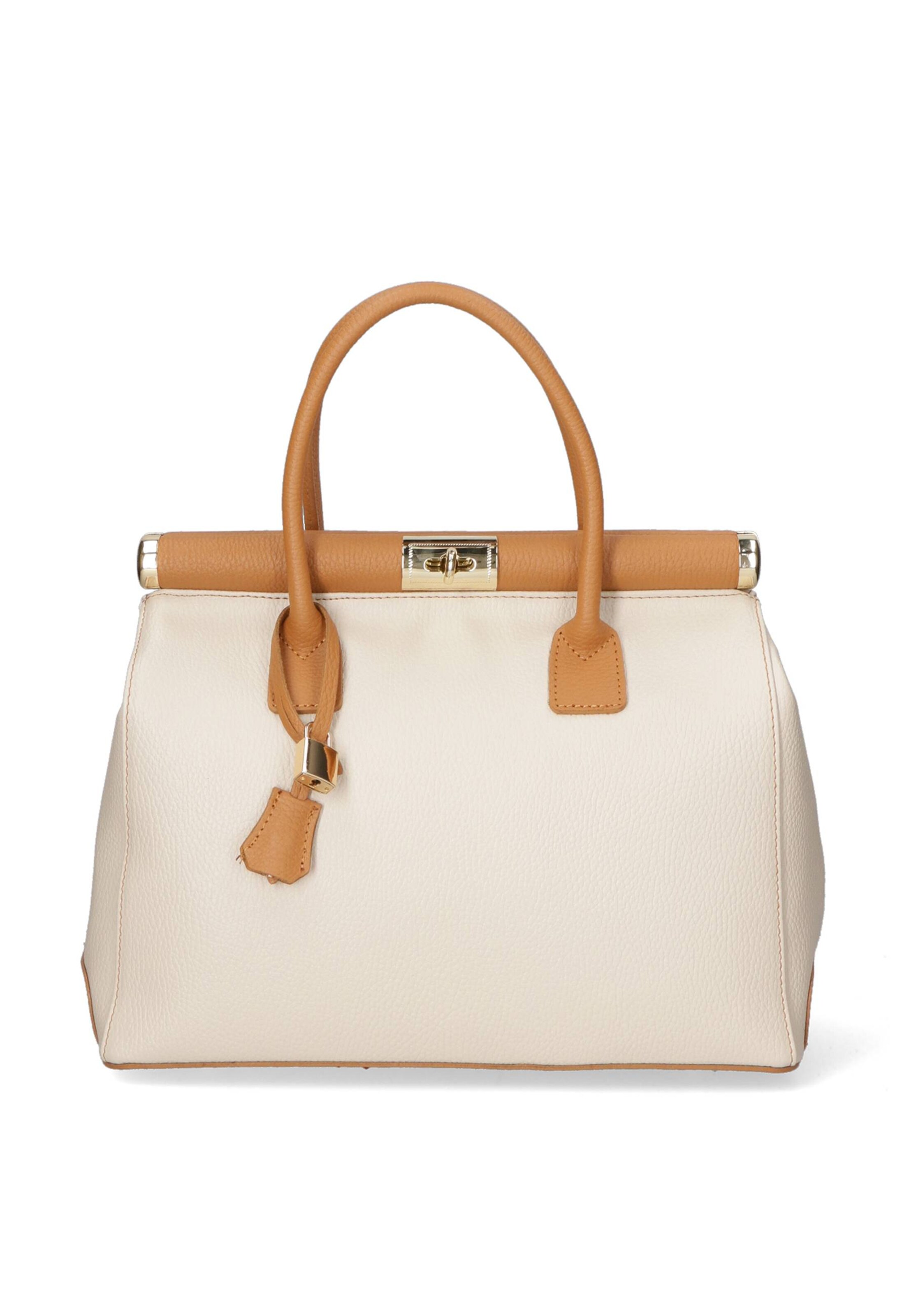 CHICCA BORSE Handbag in Beige: front