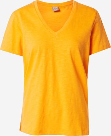 oranžinė BOSS Orange Marškinėliai: priekis