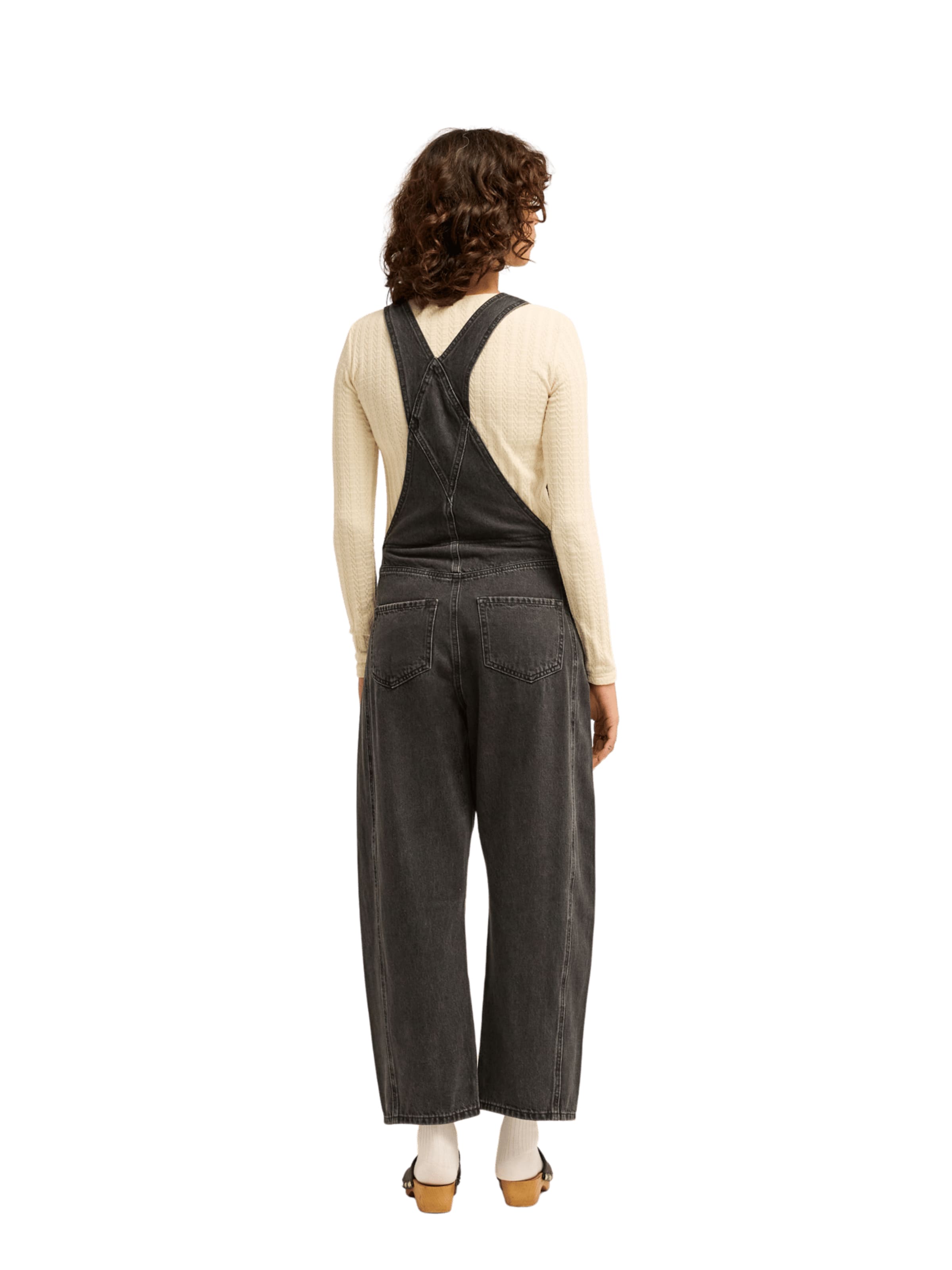 BILLABONG Loosefit Latzjeans in Schwarz