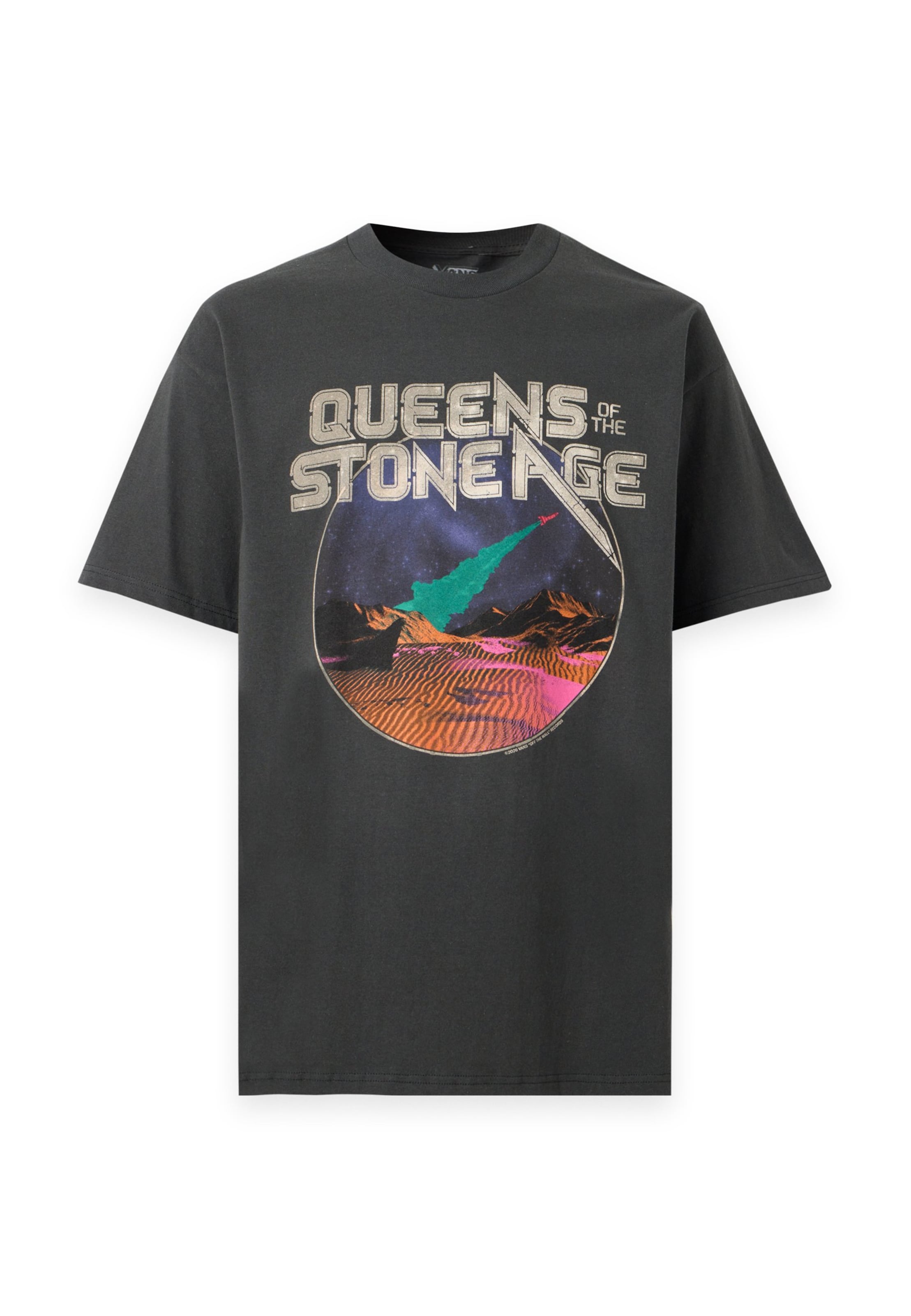 VANS - Camiseta 'Queens Of The Stone Age Desert Sessions' en negro: frente