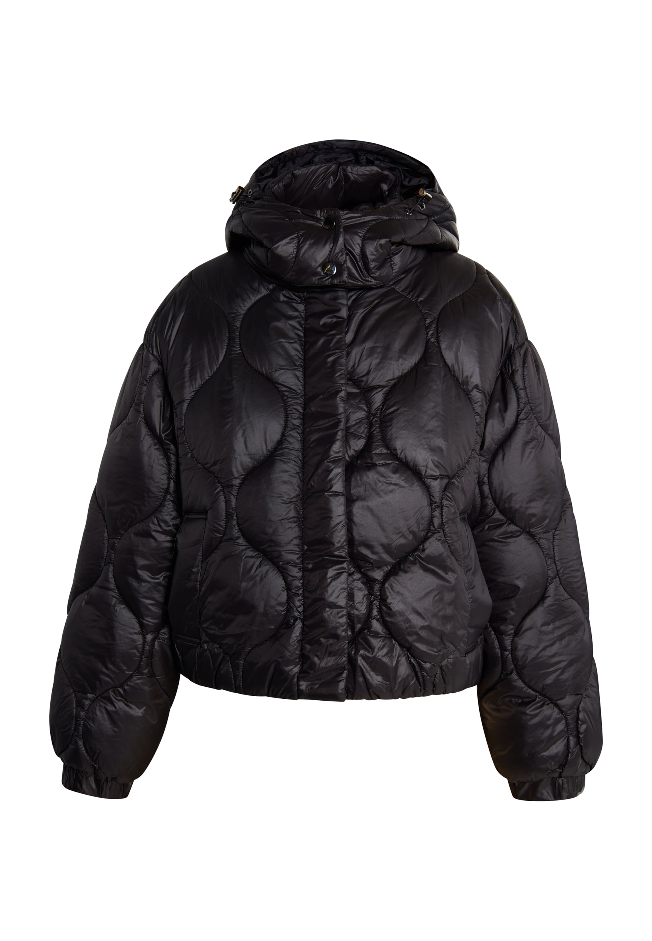 faina Демисезонная куртка в Черный: спереди