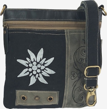 DOMELO Crossbody Bag 'Domelo' in Black: front