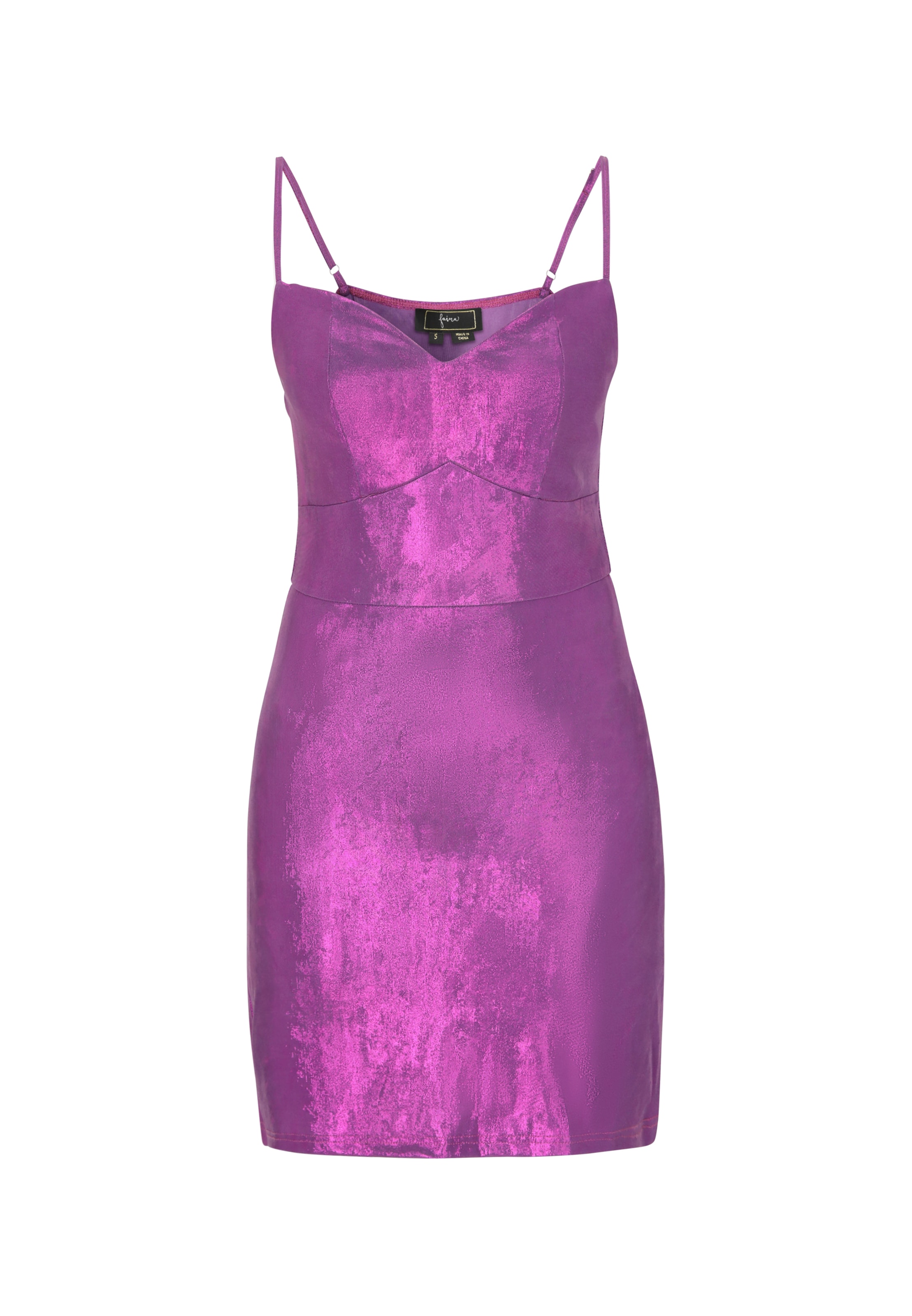 Robe faina en violet : devant