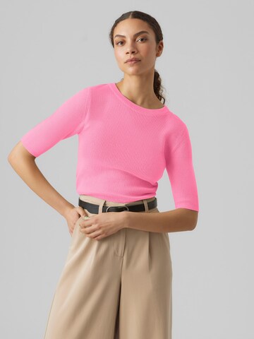 VERO MODA Sweater 'NEW LEXSUN' in Pink: front