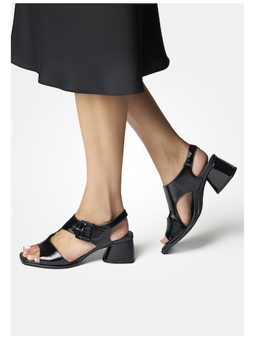 Paul Green Strap Sandals in Black