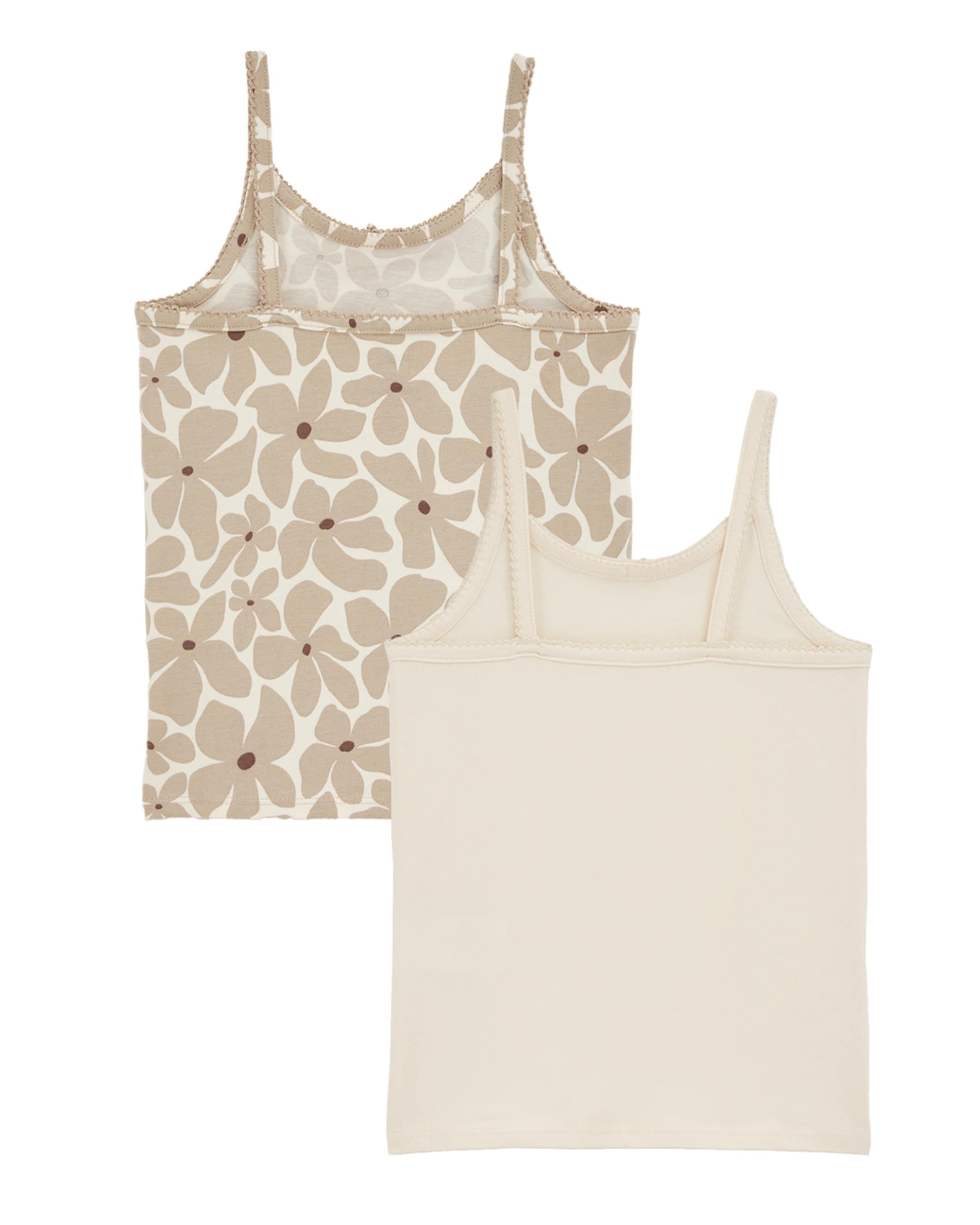 WE Fashion Undershirt in Beige: front