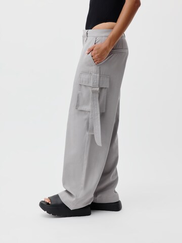 LeGer by Lena Gercke Loose fit Cargo trousers 'Eve' in Grey