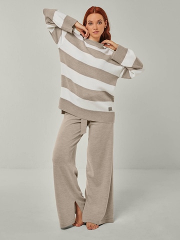 Abito da casa 'LOUNGEWEAR SET  - Pullover Felia & Pants Bailey' di YOU LOOK PERFECT in grigio