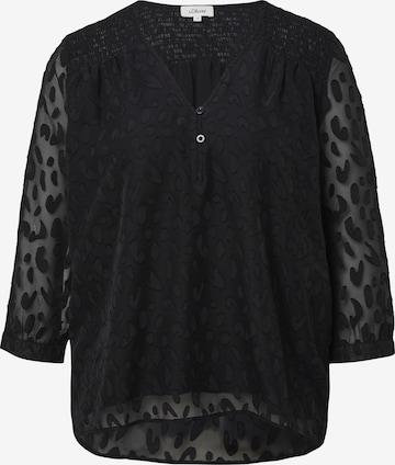 Chemisier s.Oliver en noir : devant