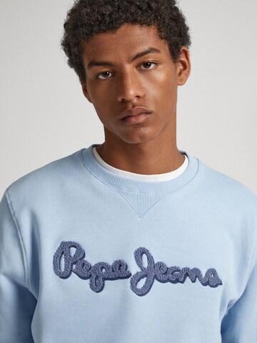 Pepe Jeans Sweatshirt 'RYAN CREW' in Blau