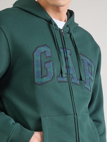 GAP Jopa na zadrgo 'HERITAGE' | zelena barva