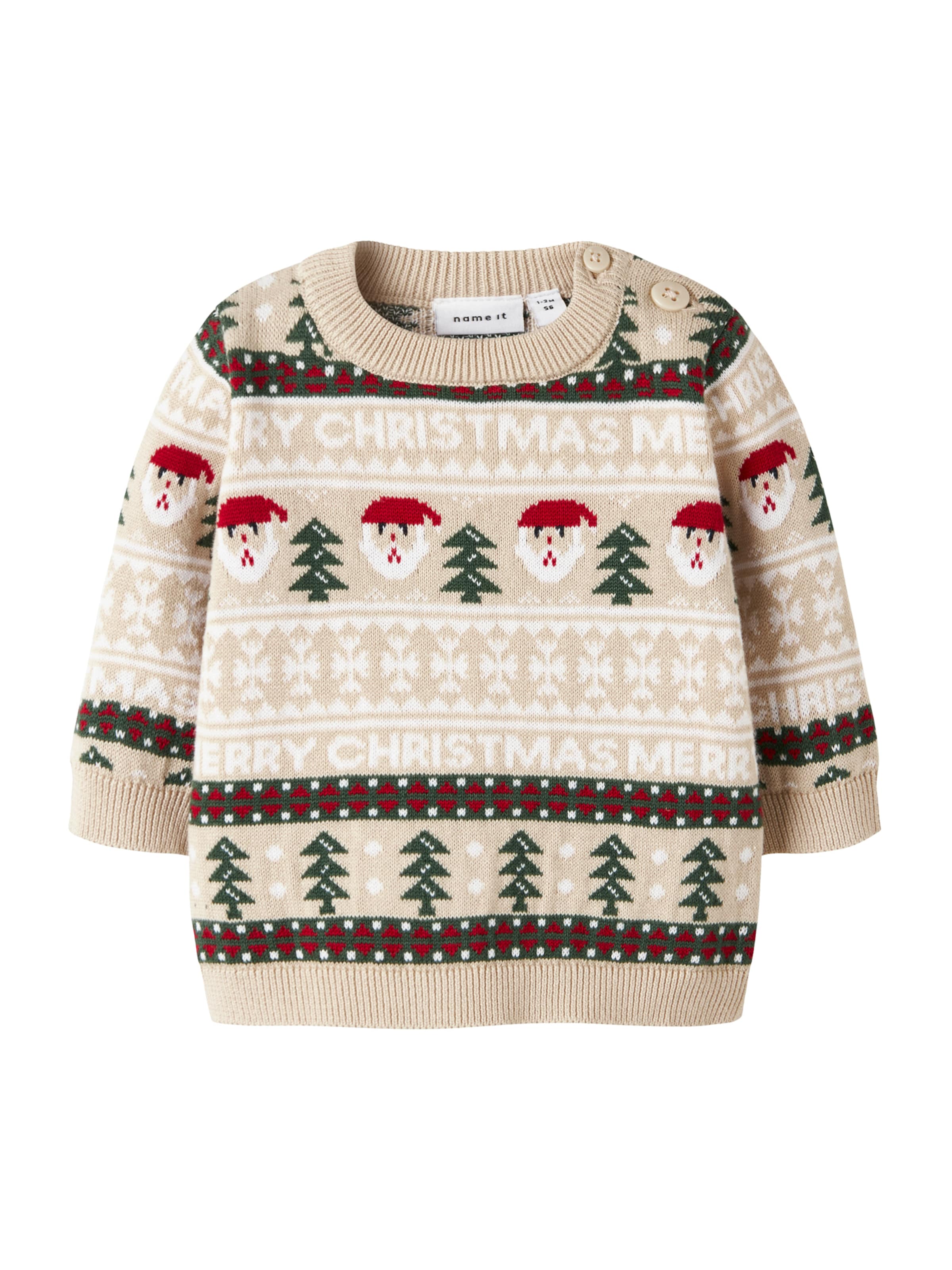 Pullover 'NBNRastokka' di NAME IT in grigio: frontale