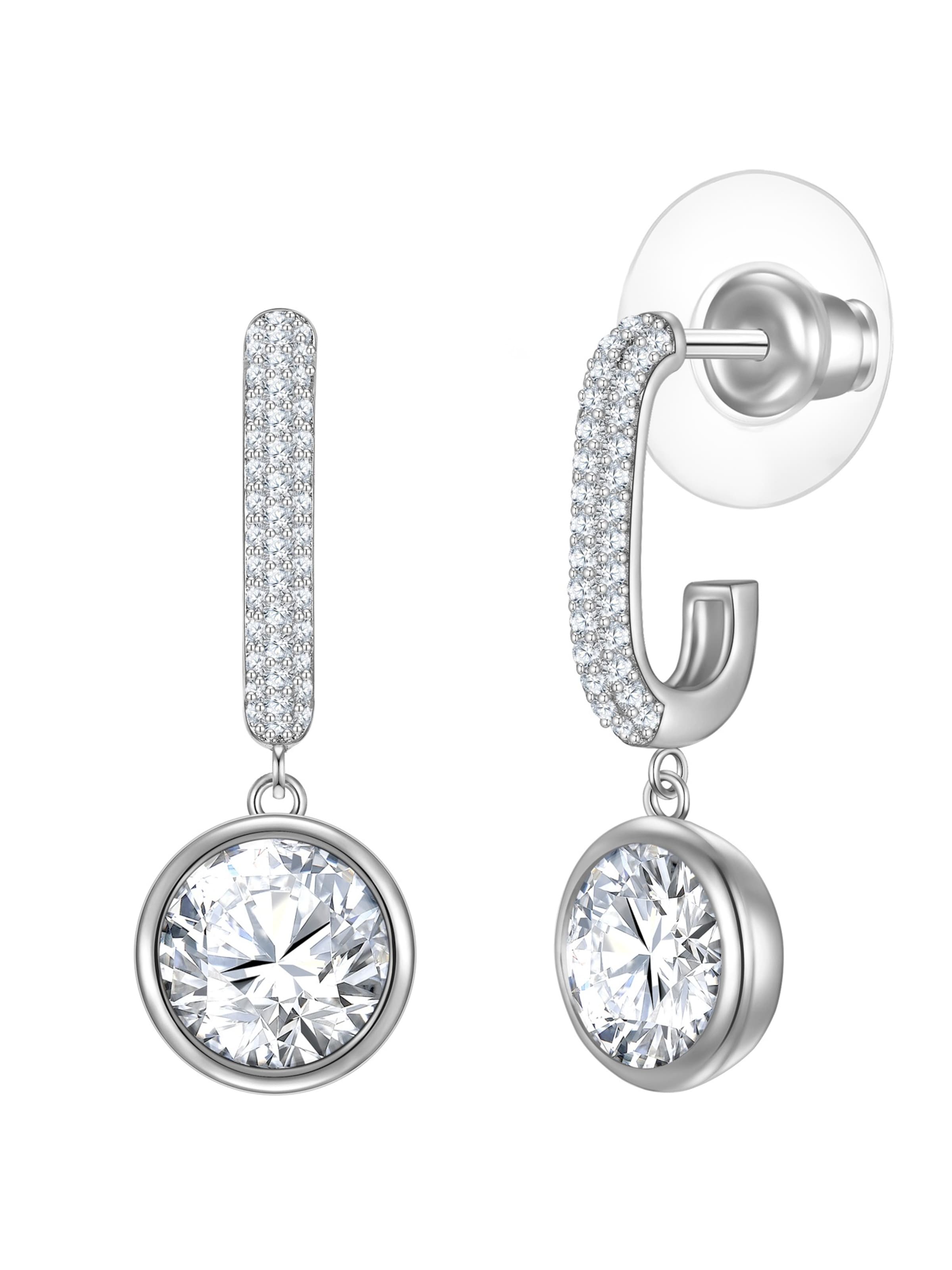 Yokoamii Earrings in Silver: front