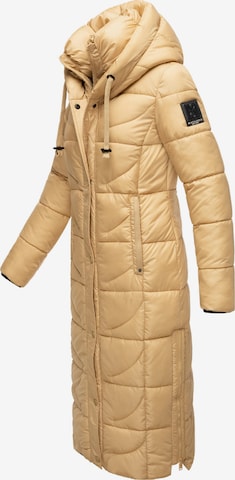 NAVAHOO Zimný kabát 'Waffelchen' - Béžová