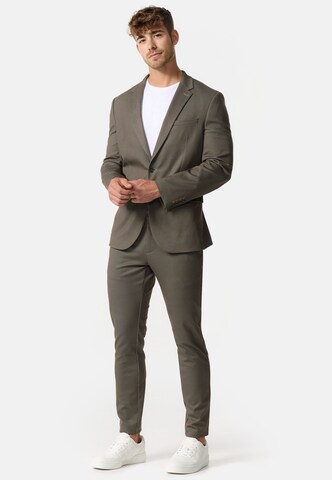 JEFF Slimfit Pak 'Chris' in Bruin: voorkant