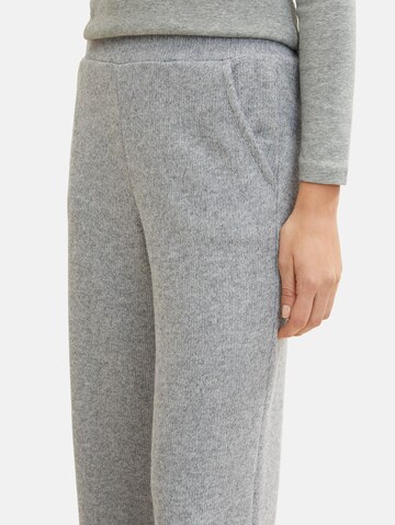 TOM TAILOR Loose fit Pants in Grey