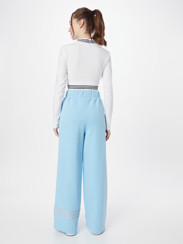 Wide Leg Pantalon 'Adicolor Neuclassics' ADIDAS ORIGINALS en bleu