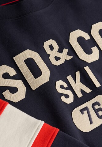 Sweat-shirt 'Aspen Athletics Preppy Ski' Superdry & Co en bleu