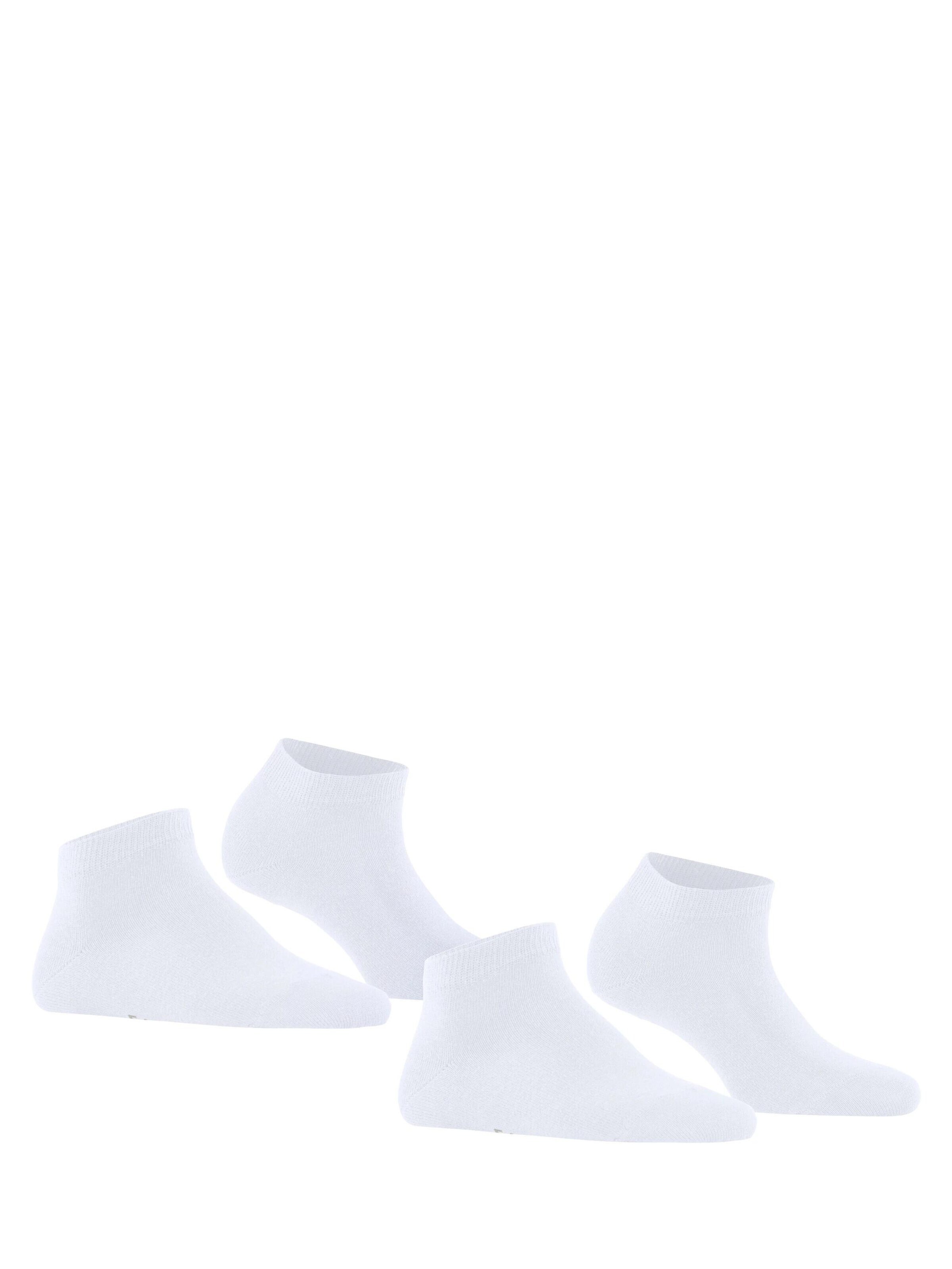FALKE Füßlinge 'Happy 2-Pack'‌‌‌‌‌‌‌ in Weiß