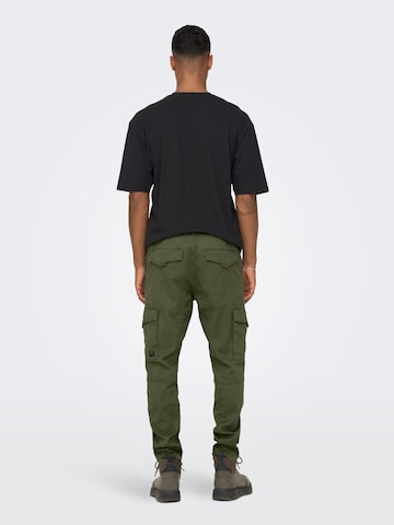 Only & Sons Tapered Hose 'Dean' in Grün