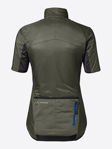 VAUDE Athletic Button Up Shirt 'Kuro' in Green