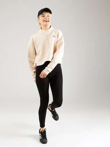 Sweat-shirt ALPHA INDUSTRIES en beige