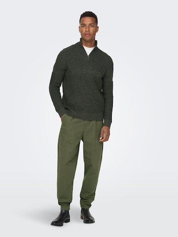 Only & Sons Sweater in Green