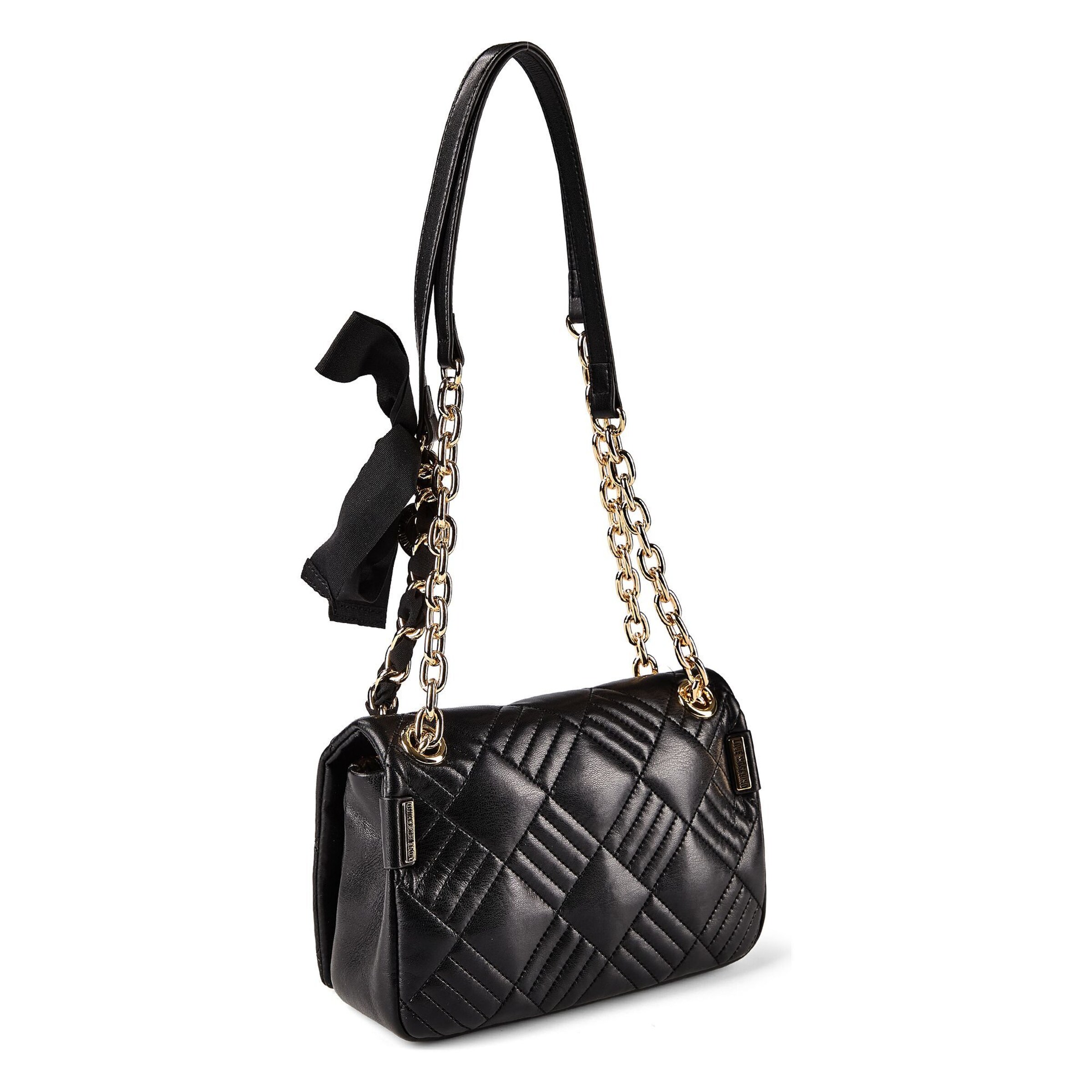 Sac bandoulière 'Frog' Love Moschino en noir