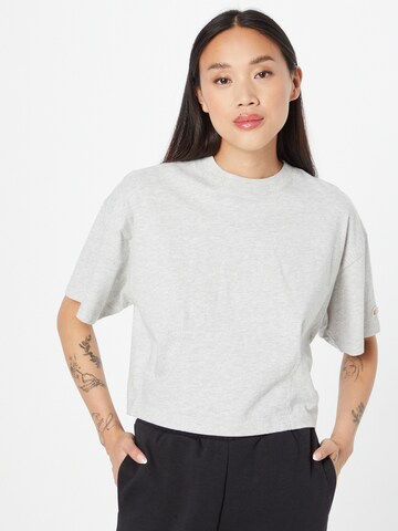 T-shirt Champion Reverse Weave en gris : devant