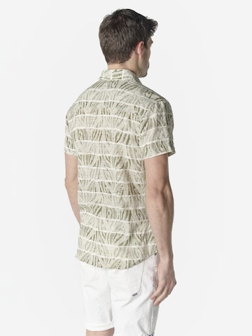 KOROSHI Regular fit Button Up Shirt in Green