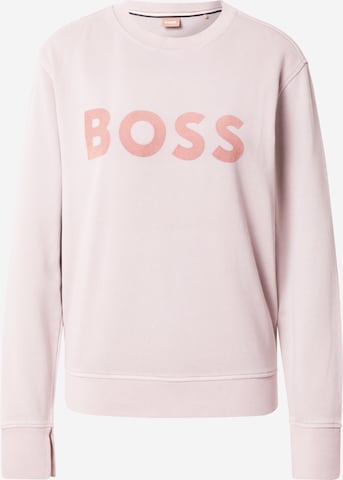 BOSS Orange Sweatshirt 'Elaboss' in Pink: predná strana