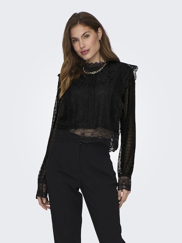 ONLY - Blusa 'Eliana' em preto: frente