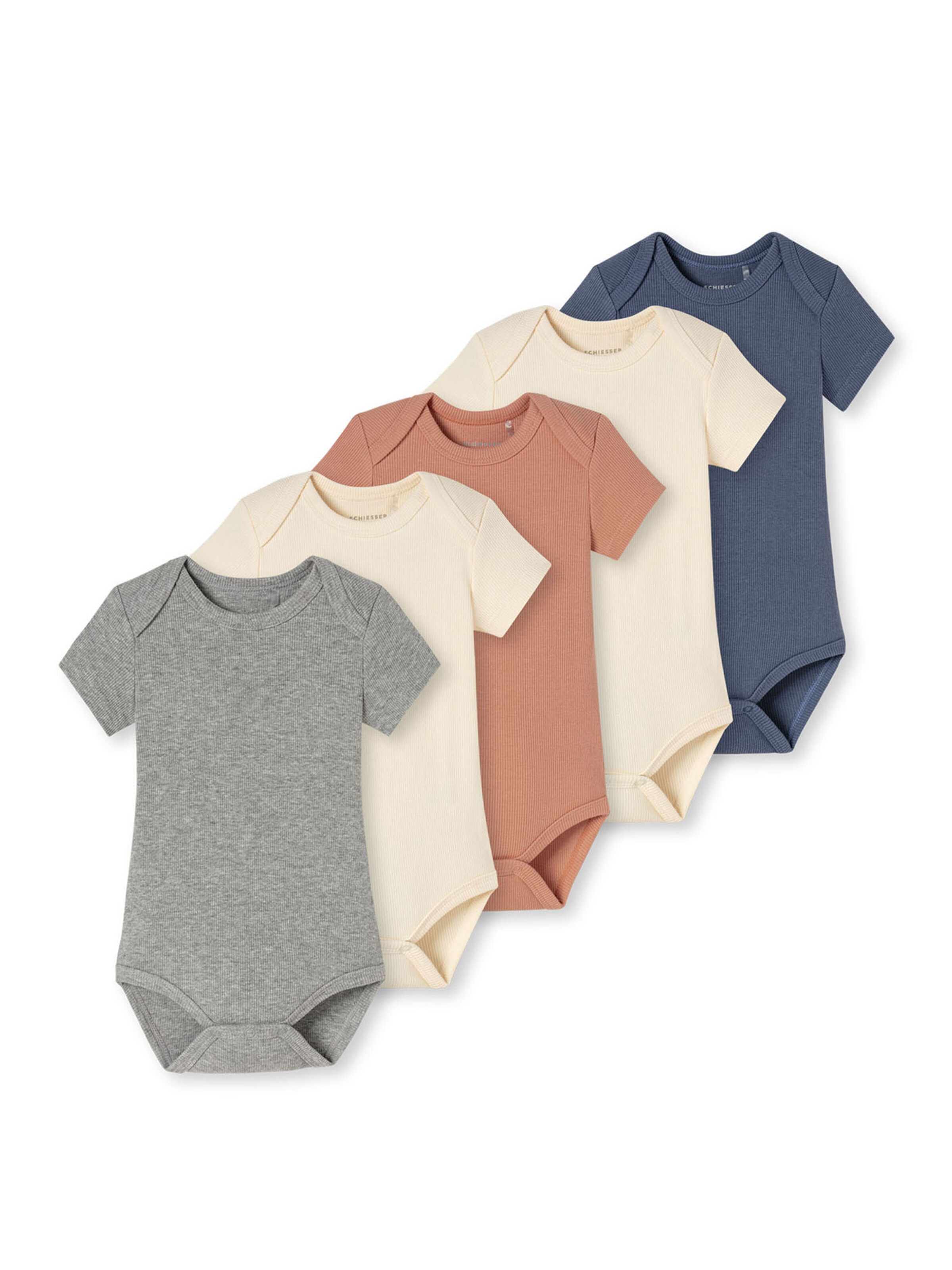 SCHIESSER Romper/bodysuit ' Double Rib ' in Beige: front