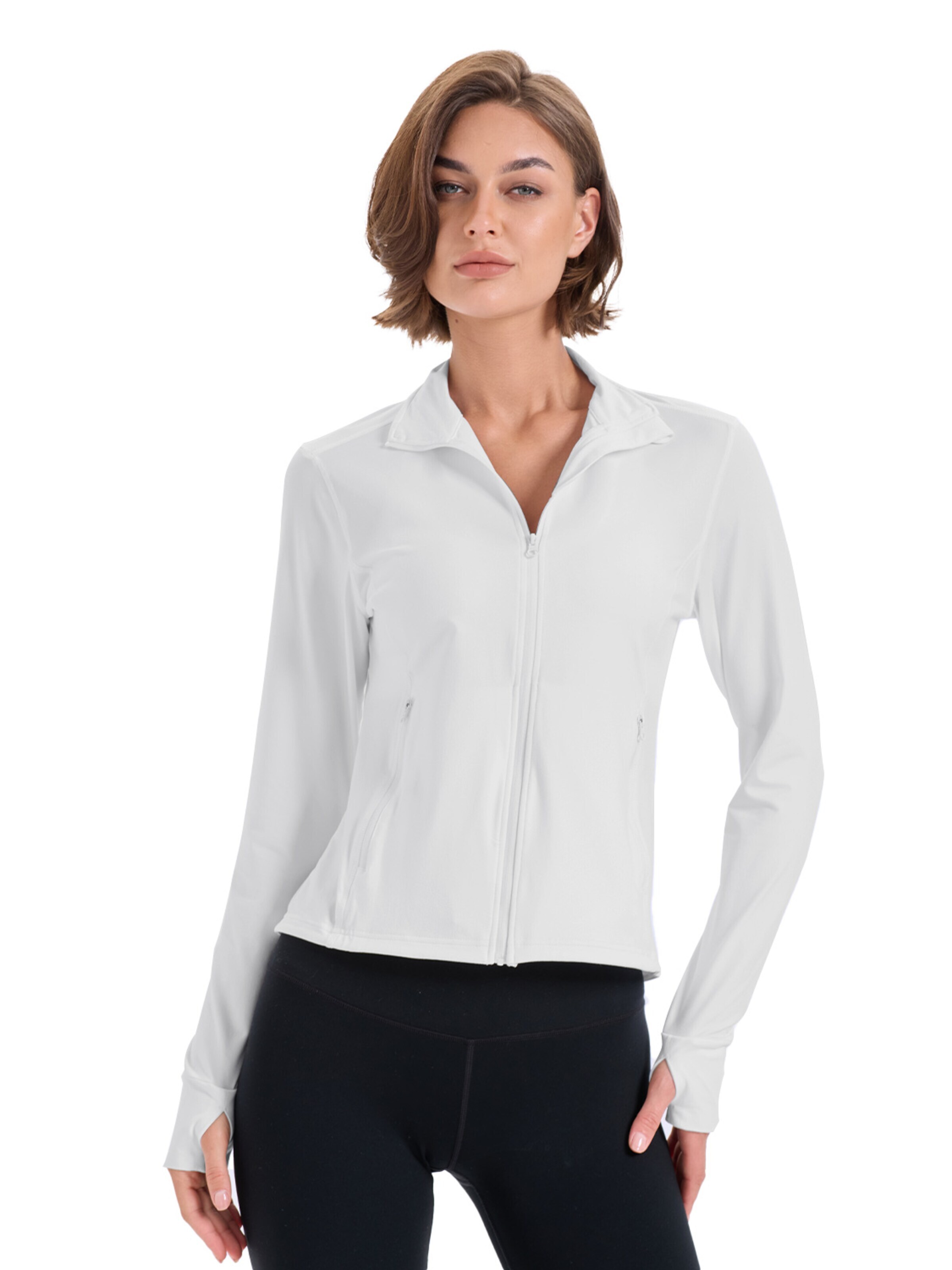 33,000ft Training Jacket '33,000ft Womens Running Jacket' in White