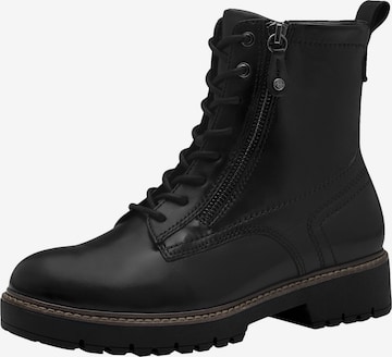 Tamaris Schnürstiefelette in Schwarz: Vorderseite