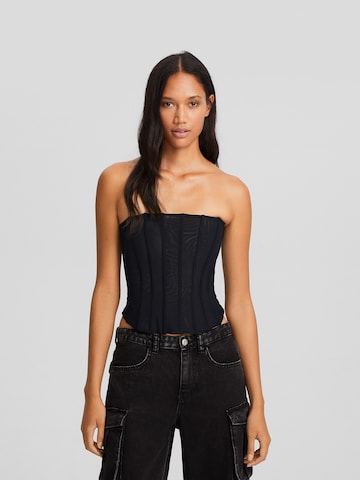 Bershka Corsage in Black: front