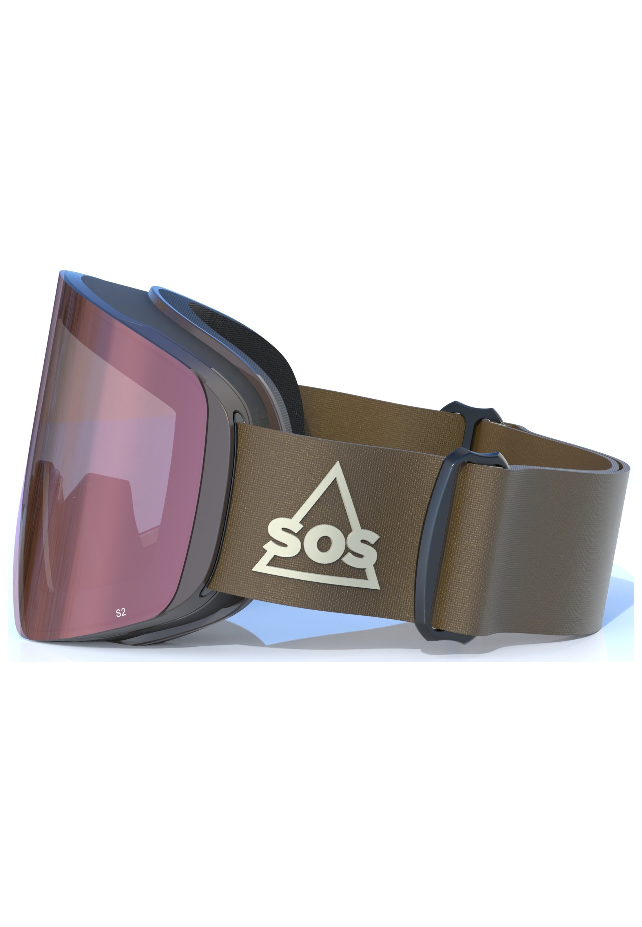SOS Sports glasses 'Seven Springs' in Brown