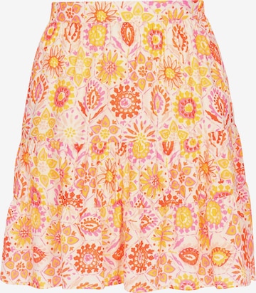 Jupe IZIA en orange : devant