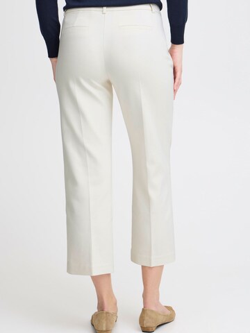 regular Pantaloni con piega frontale ' VITA ' di Fransa in bianco