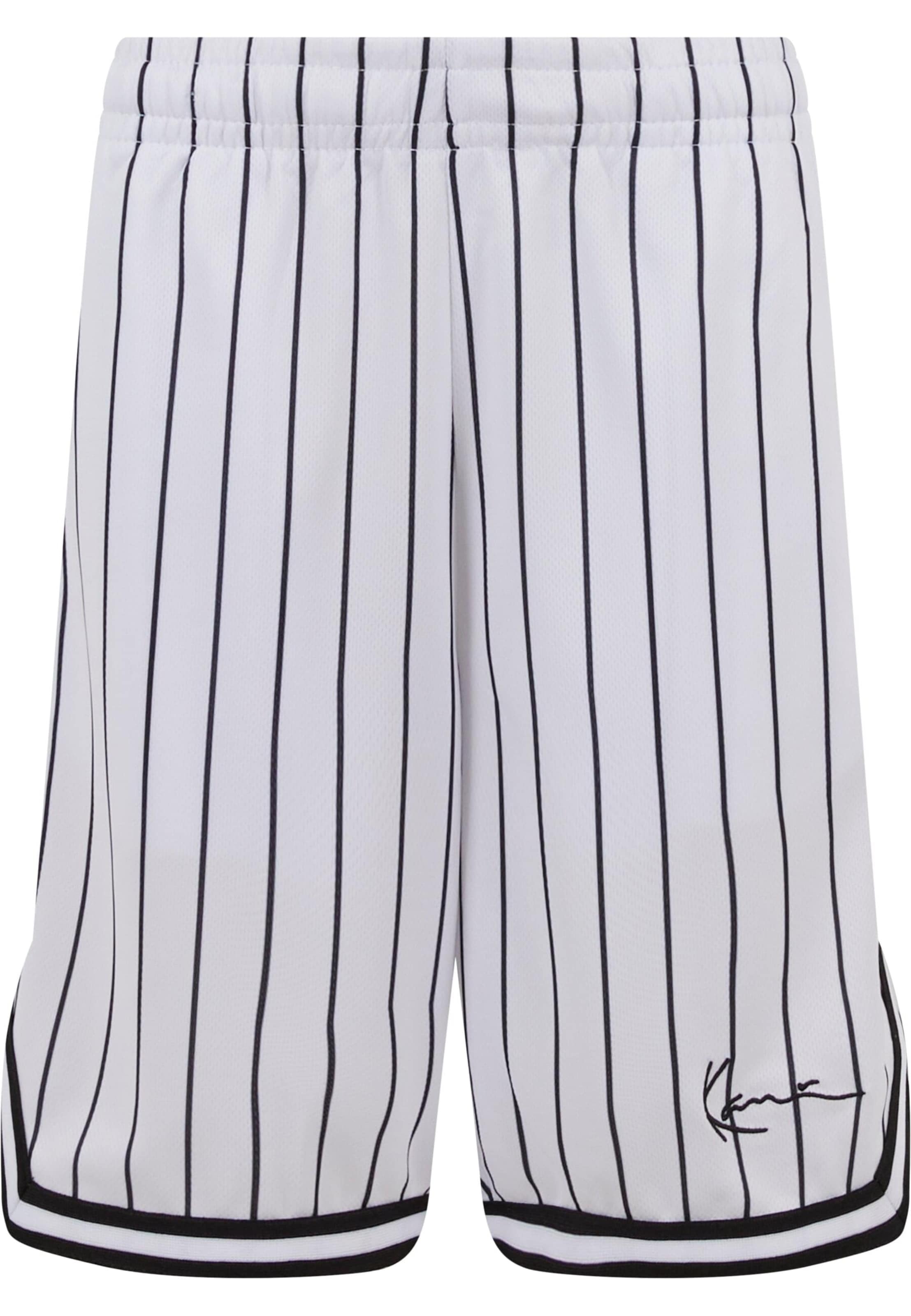 Karl Kani Normalny krój Spodnie w kolorze biały: przód