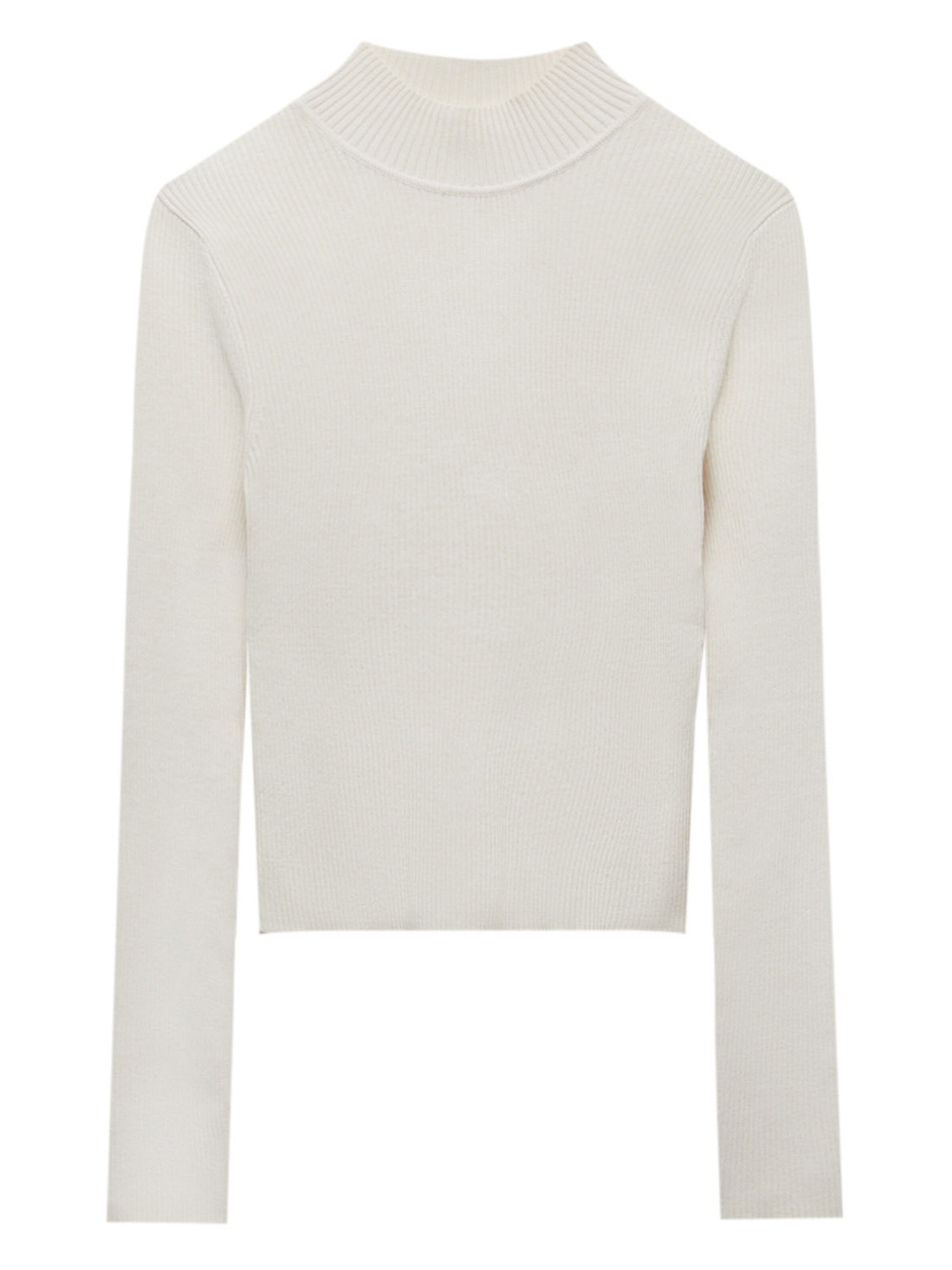 Pull&Bear Sweter w kolorze beżowy: przód