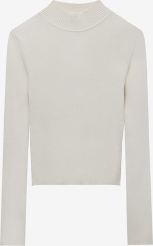 Pull&Bear Trui in Beige: voorkant