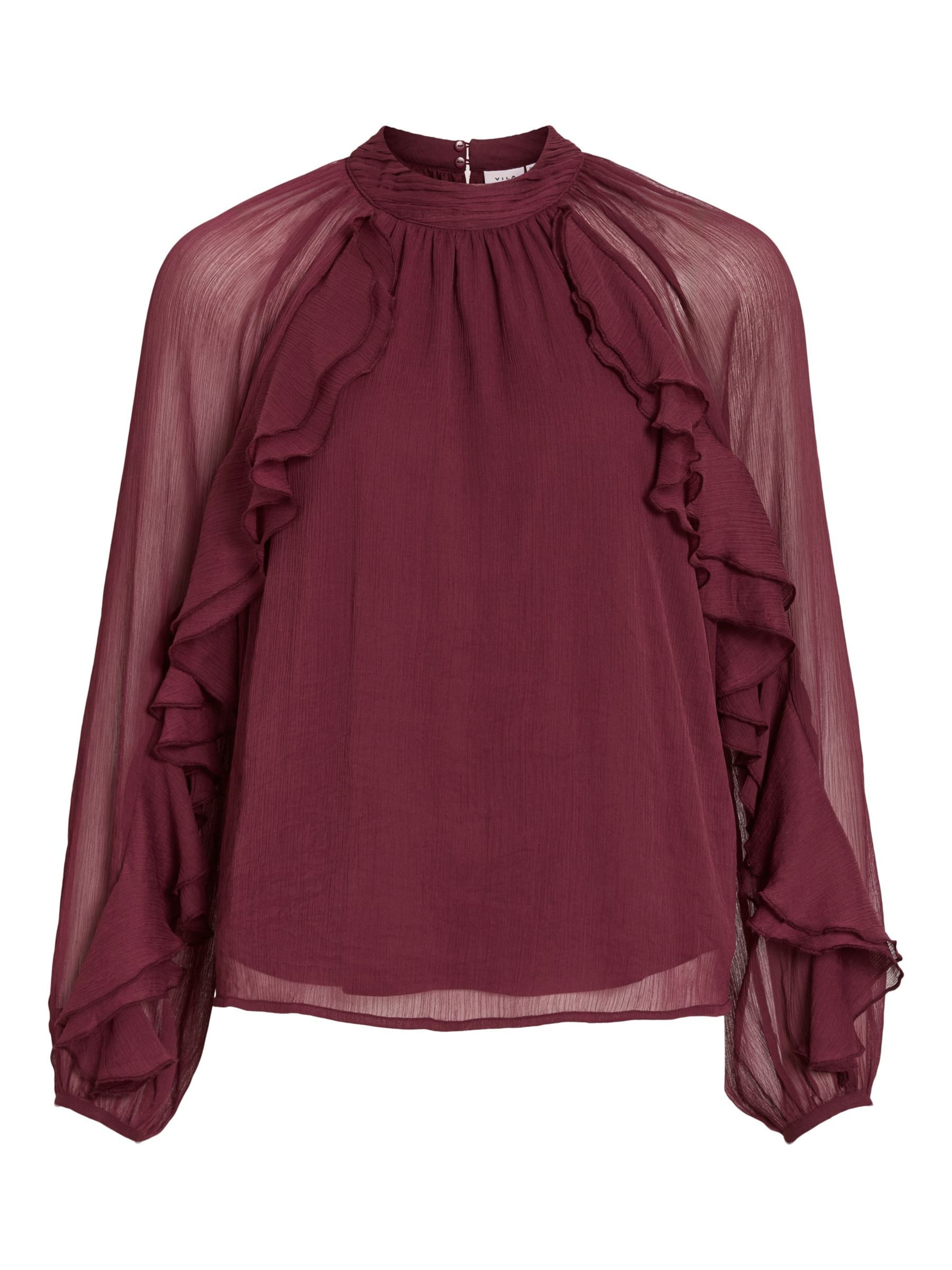 VILA Shirts 'BINNA' i rød: forside