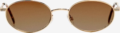 Bershka Aurinkolasit värissä beige / kulta, Tuotenäkymä