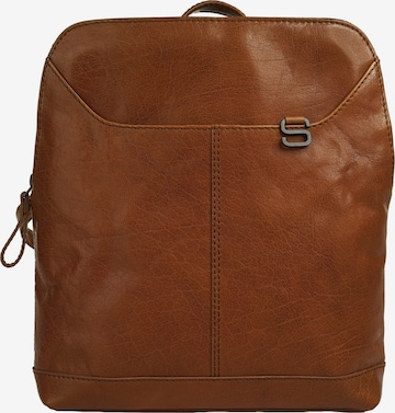 Spikes & Sparrow Rugzak in Bruin: voorkant